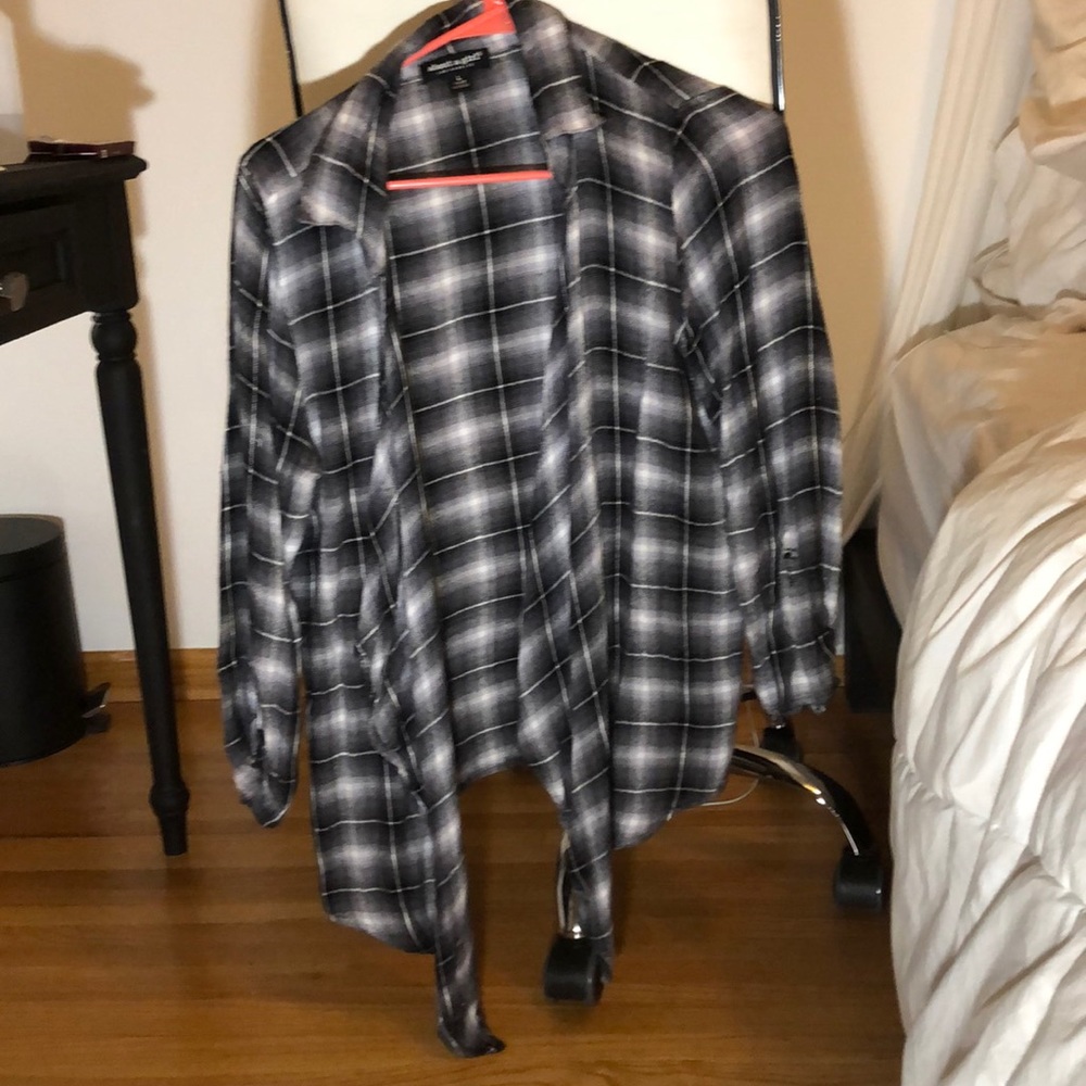 b&w flannel